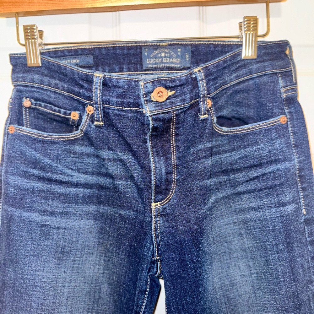Lucky Brand Indigo Cropped Jeans - Picture 2 of 8